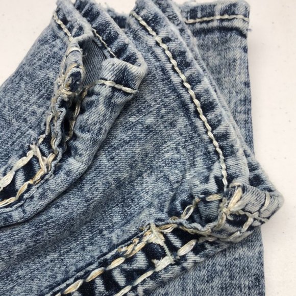 VINTAGE SILVER MCKENZIE SLIM BOOT JEANS 29x32 ๐ - Picture 12 of 13